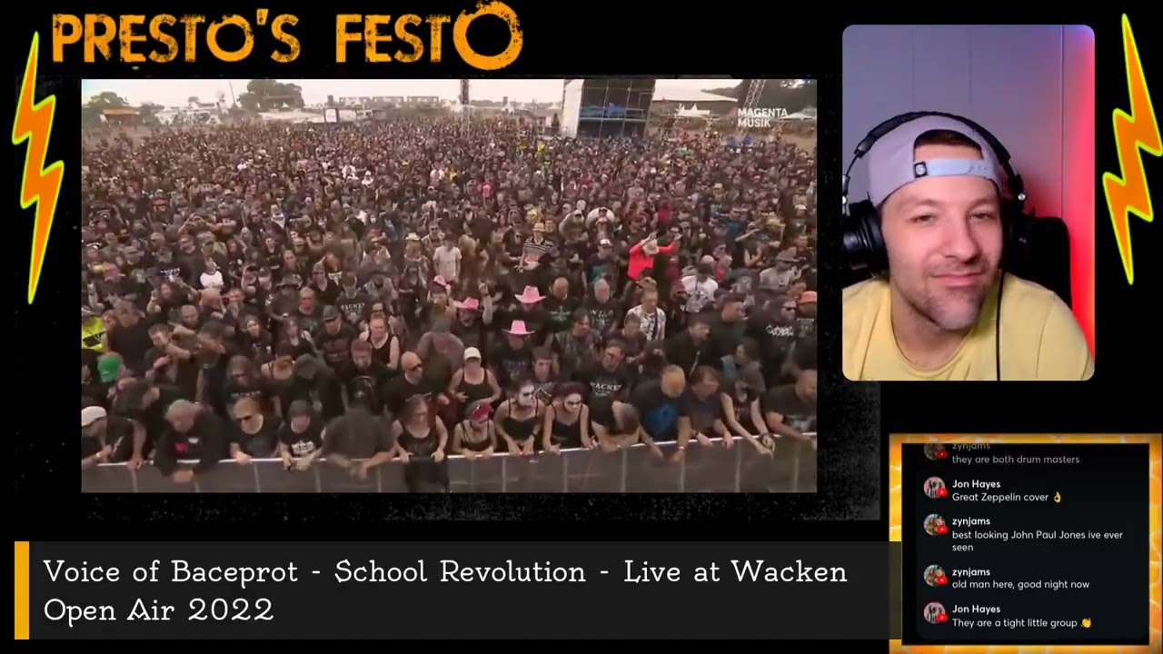 Voice of Baceprot - School Revolution - Live at Wacken Open Air 2022 [REACTION] PRESTO'S FESTO