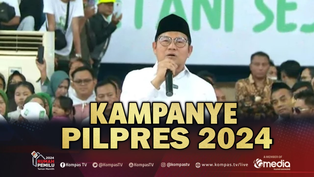 Orasi Muhaimin Iskandar di Kampanye Akbar Bandung I 8 Februari 2024