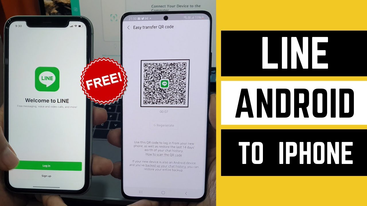 How to Transfer LINE Chats from Android to iPhone 2023 (Transfer more than 14 days of chats)