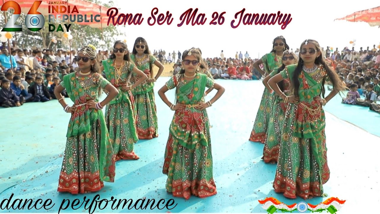 Rona Ser Ma.26 January 2026 Republic day dance performance in sadadun primary school girls.