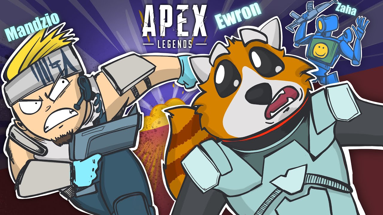 MANDZIO, EWRON i ZAHA - NAJLEPSZE MOMENTY! (Apex Legends)
