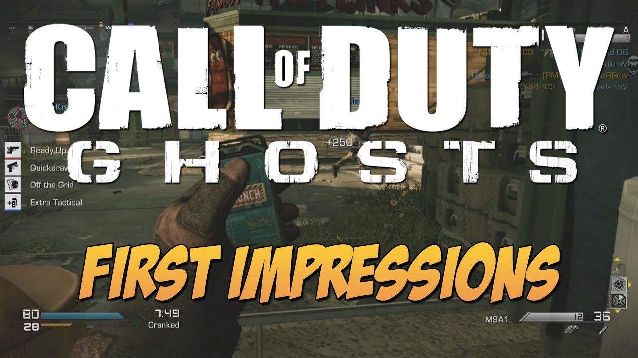 FaZe Kross: Why you hate Ghosts (First Impressions)