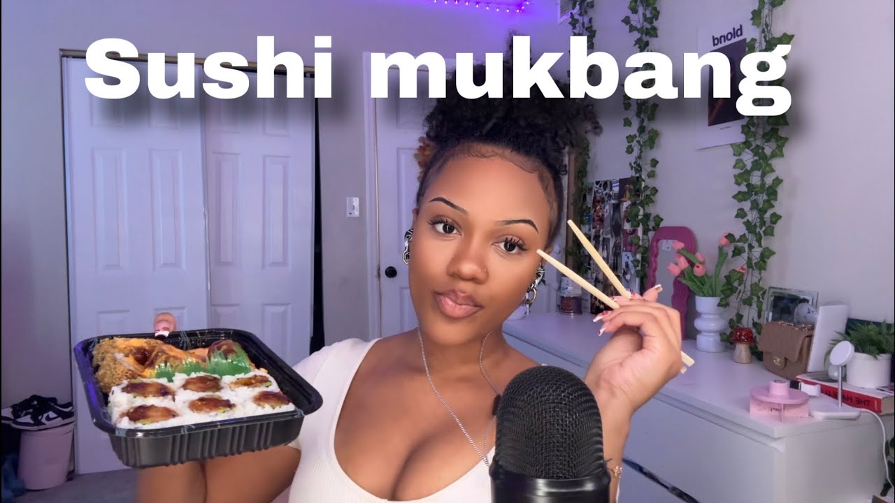 ASMR~ sushi mukbang 🍱🍣