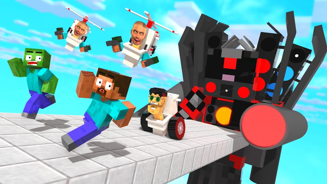Zombie vs Skibidi Toilet: Titan Rescues Zombie From Skibidi Evolution - Minecraft Animation
