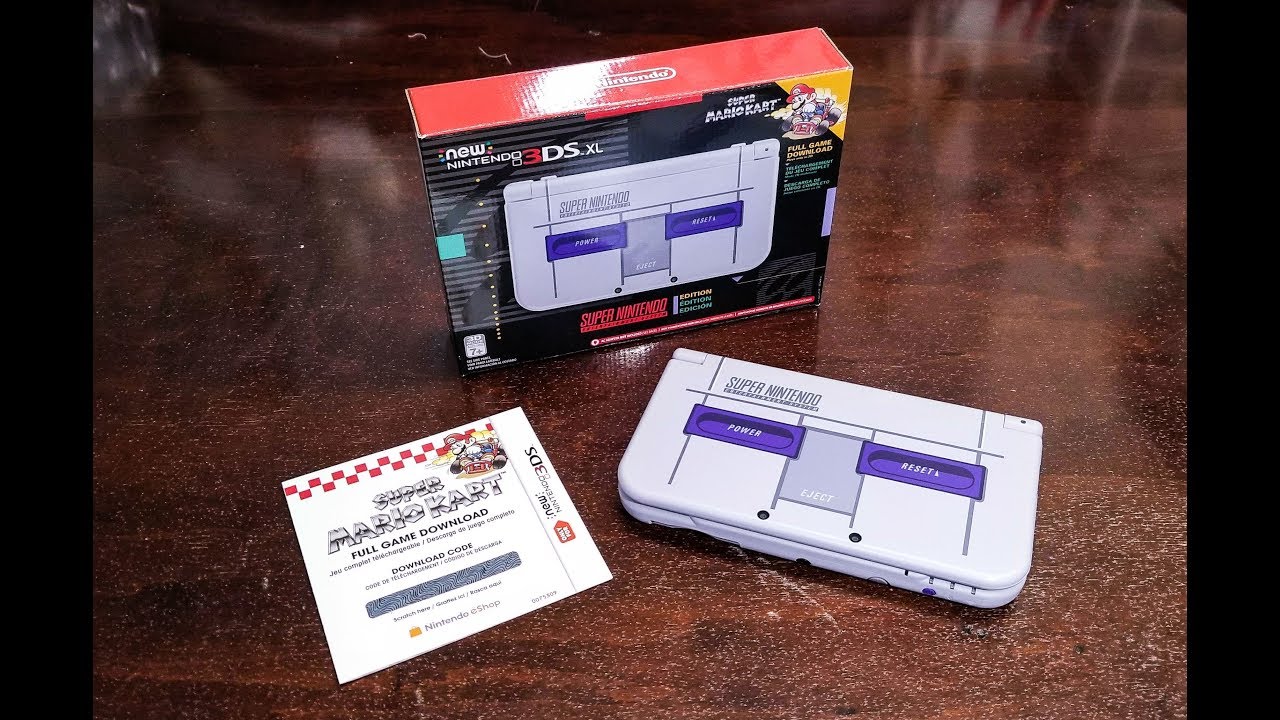 Unboxing The New Nintendo 3DS XL SNES Edition