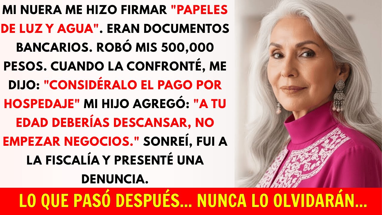 «Considéralo El Pago Por Hospedaje», Dijo Mi Nuera Tras Robar Mi Indemnización… Ella No Imaginaba...