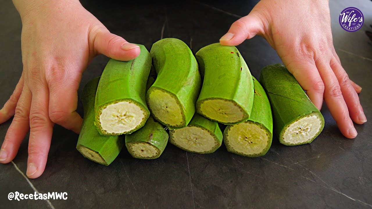 COCINA LAS BANANAS VERDES ASI ¡Que Delicia! - Recetas MWC