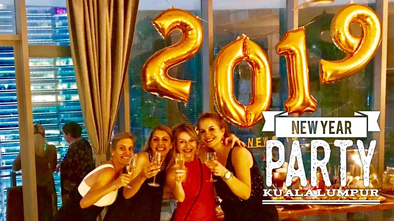 2019 New Year Party Kuala Lumpur Fireworks Malaysia