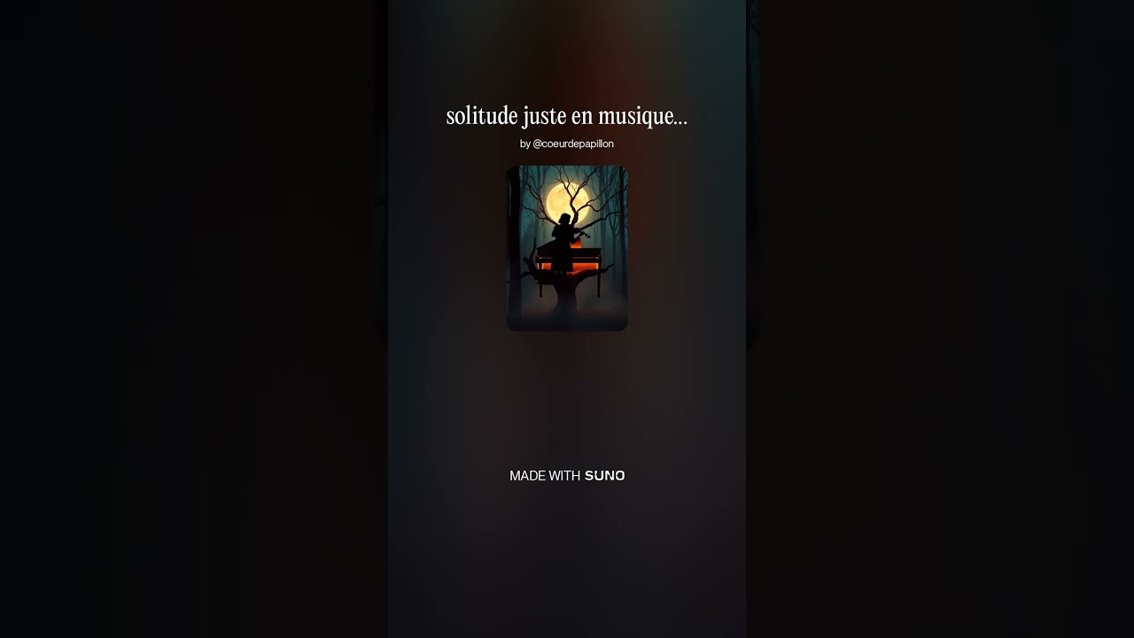 solitude juste en musique sans paroles 1 #coeurdepapillon