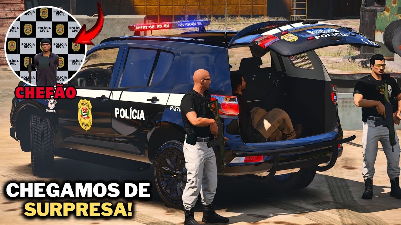 POLÍCIA CIVIL FOI EM UM GALPÃO ABANDONADO E OLHA NO QUE DEU | PMESP - GTA 5 POLICIA