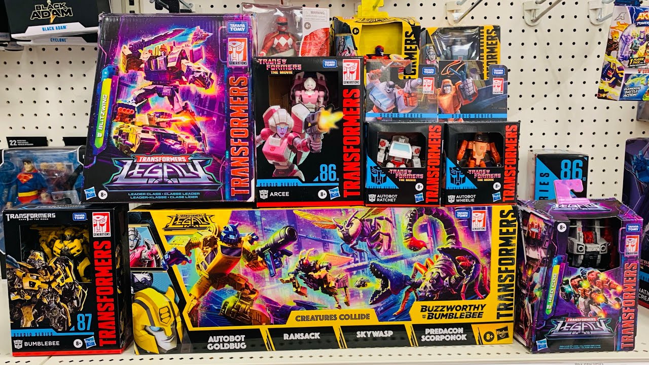 Toy Hunt | TF Legacy Jhiaxus, Studio Series 86 wheelie, ratchet, & Arcee, Marvel legends Clearance!