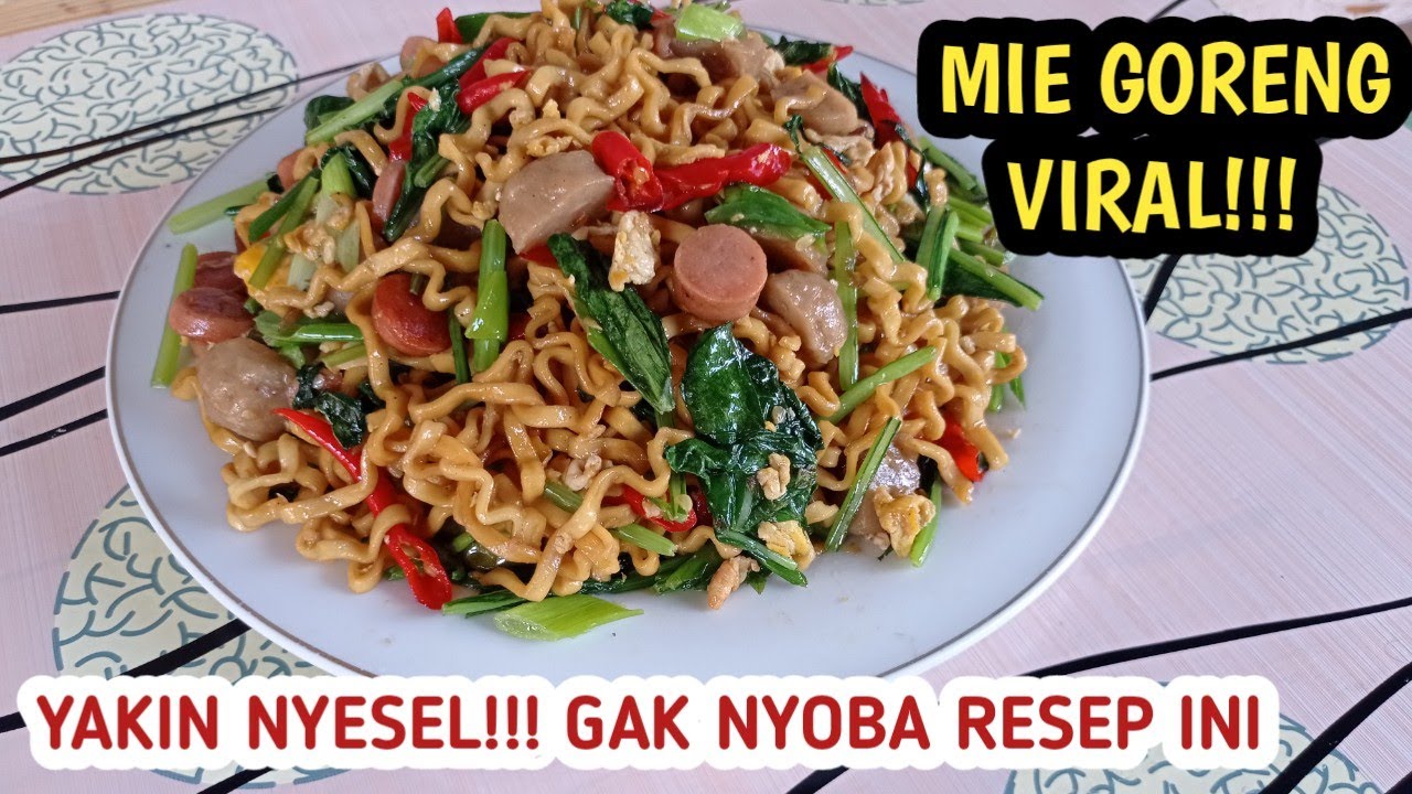RESEP MEMASAK MIE GORENG YANG ENAK || Cara Memasak Mie Burung Dara
