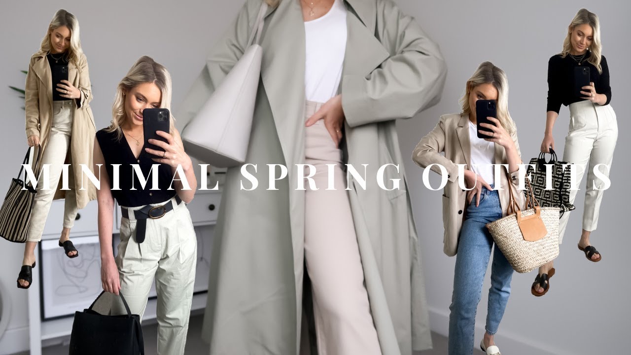 MINIMAL SPRING OUTFIT IDEAS | Zara, Mango, H&M + More!