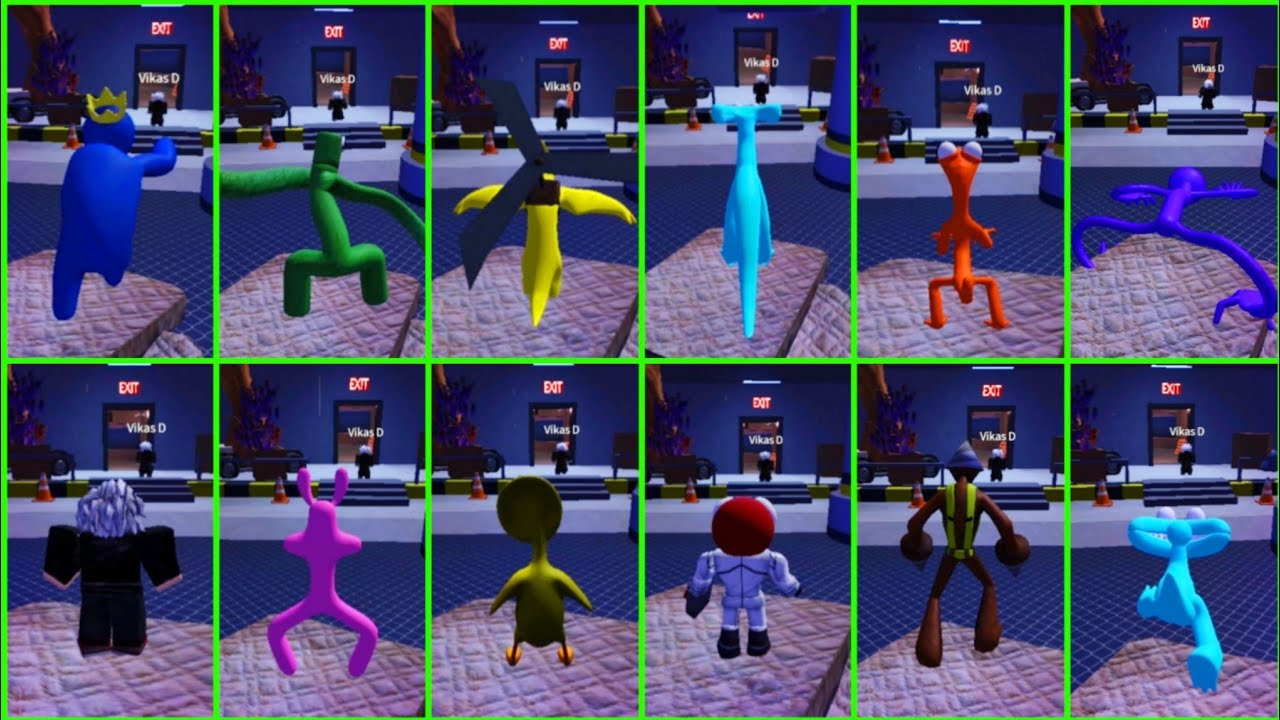 I Escaped ALL 12 Monsters in Rainbow Friends 2! (Accurate Roleplay)