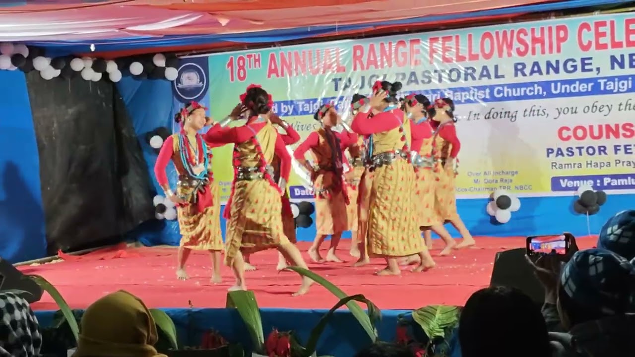Nyishi Christian group dance song tangham bo puyam betam den nulam dance by LEPARI BAPTIST CHURCH