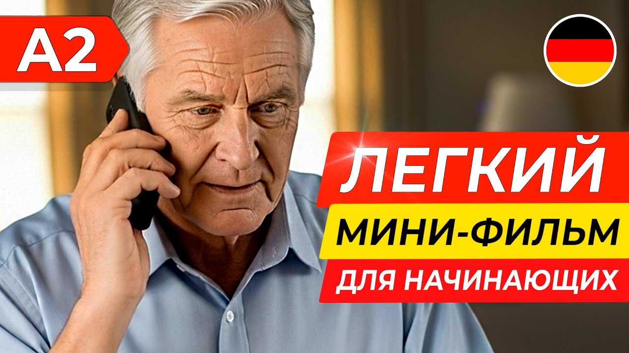 ПОЙМИ НЕМЕЦКИЙ на слух через простой ФИЛЬМ для начинающих 🇩🇪