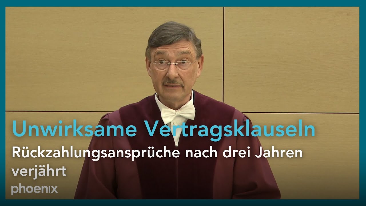 BGH-Urteil: Rückzahlungs-Ansprüche nach drei Jahren verjährt