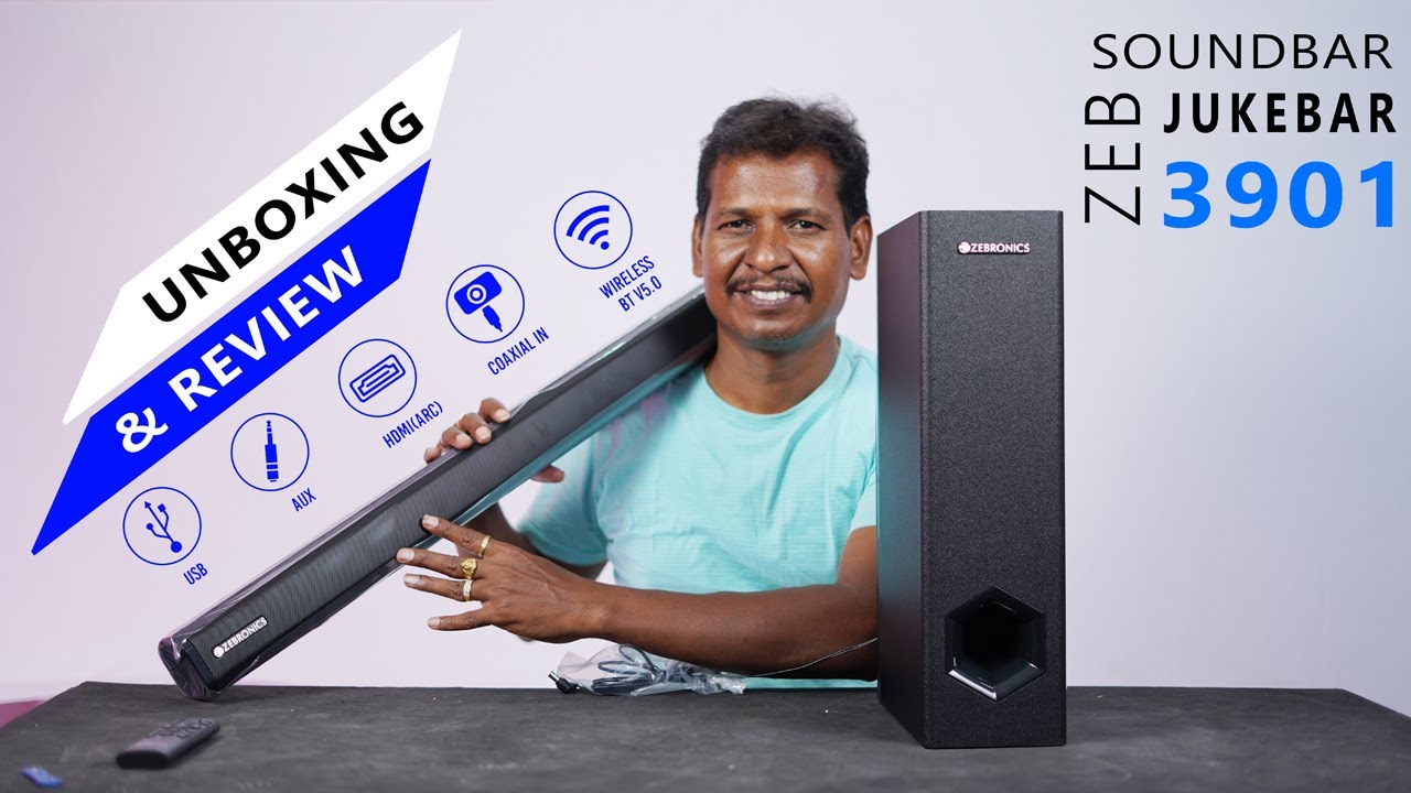 ZEBRONICS ZEB JUKEBAR 3901 SPEAKER UNBOXING & REVIEW | CALL 984213605 | VELS TV