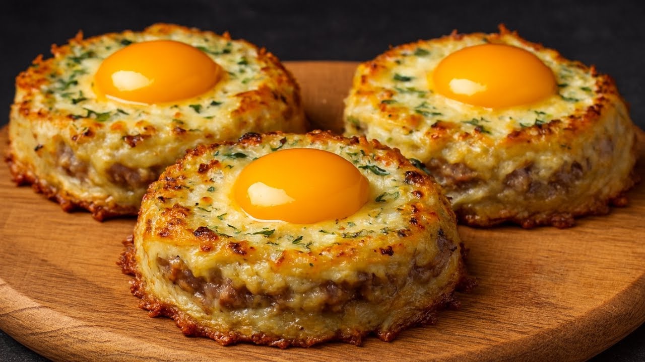 Kartoffeln und Eier?Ein leckeres Rezept für Kartoffelnester!