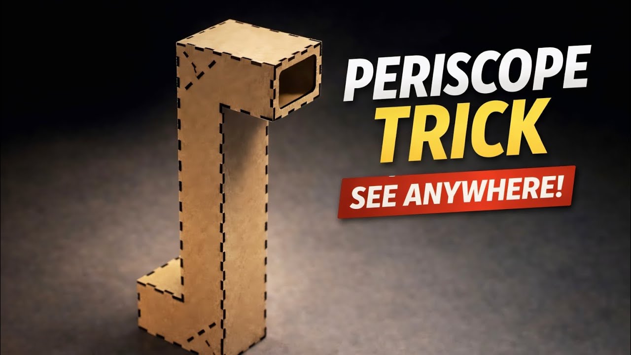Periscope Trick See Anywhere!😱