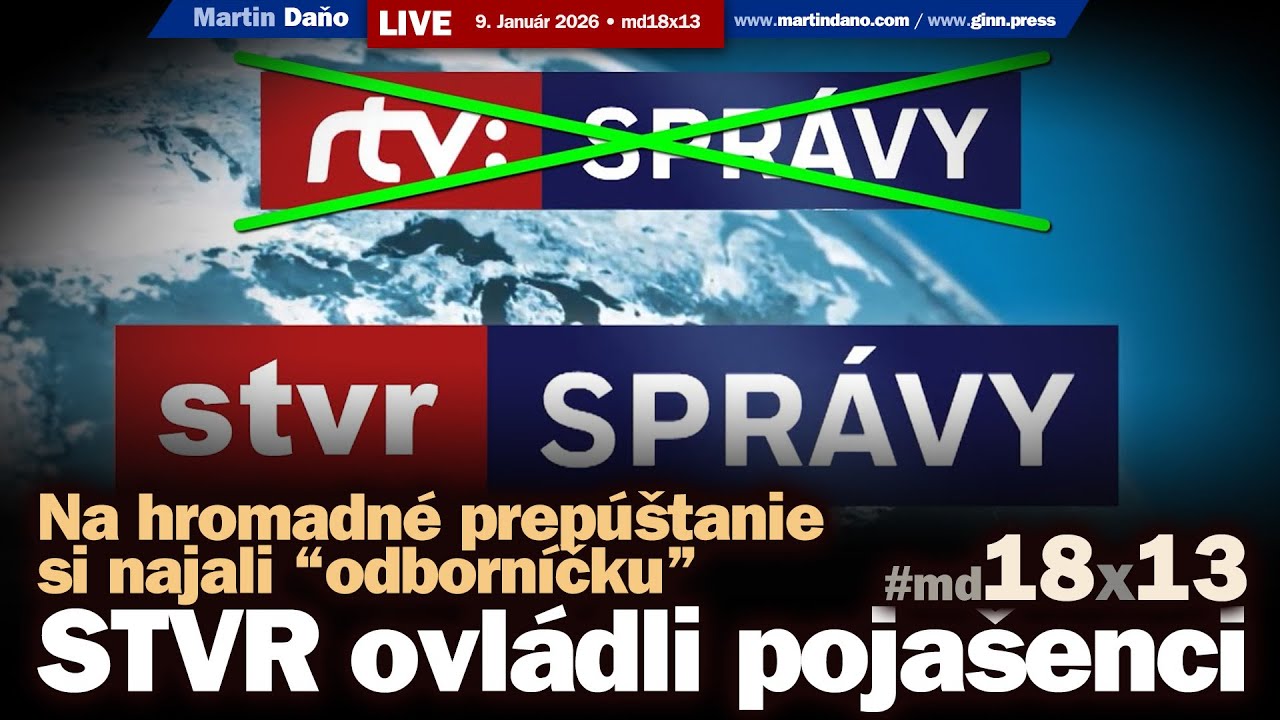 Live: Na hromadné prepúštaniesi najali v STVR “odborníčku”. Televíziu ovládli pojašenci 