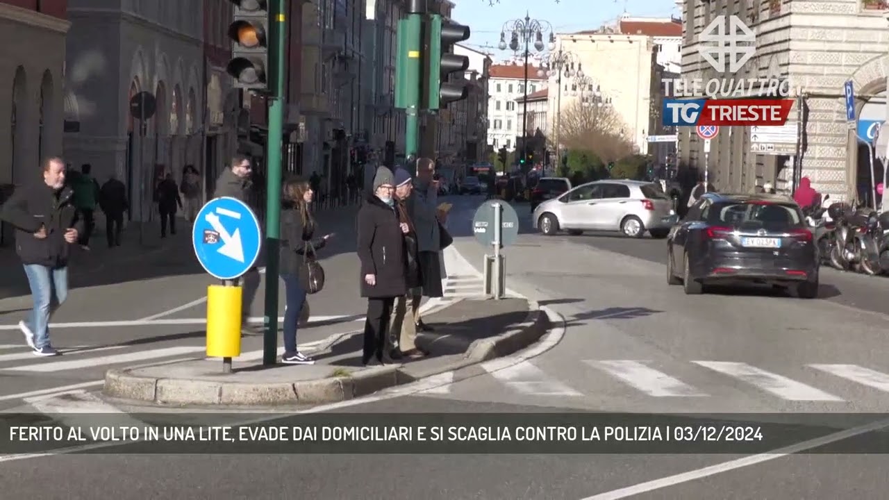 FERITO AL VOLTO IN UNA LITE, EVADE DAI DOMICILIARI E SI SCAGLIA CONTRO LA POLIZIA | 03/12/2024