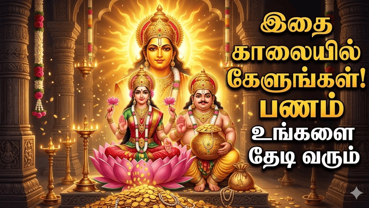Surya Lakshmi Kubera Blessings Song 🌞💰 | Selvam Varum Powerful Tamil Devotional Song | Wealth Mantra