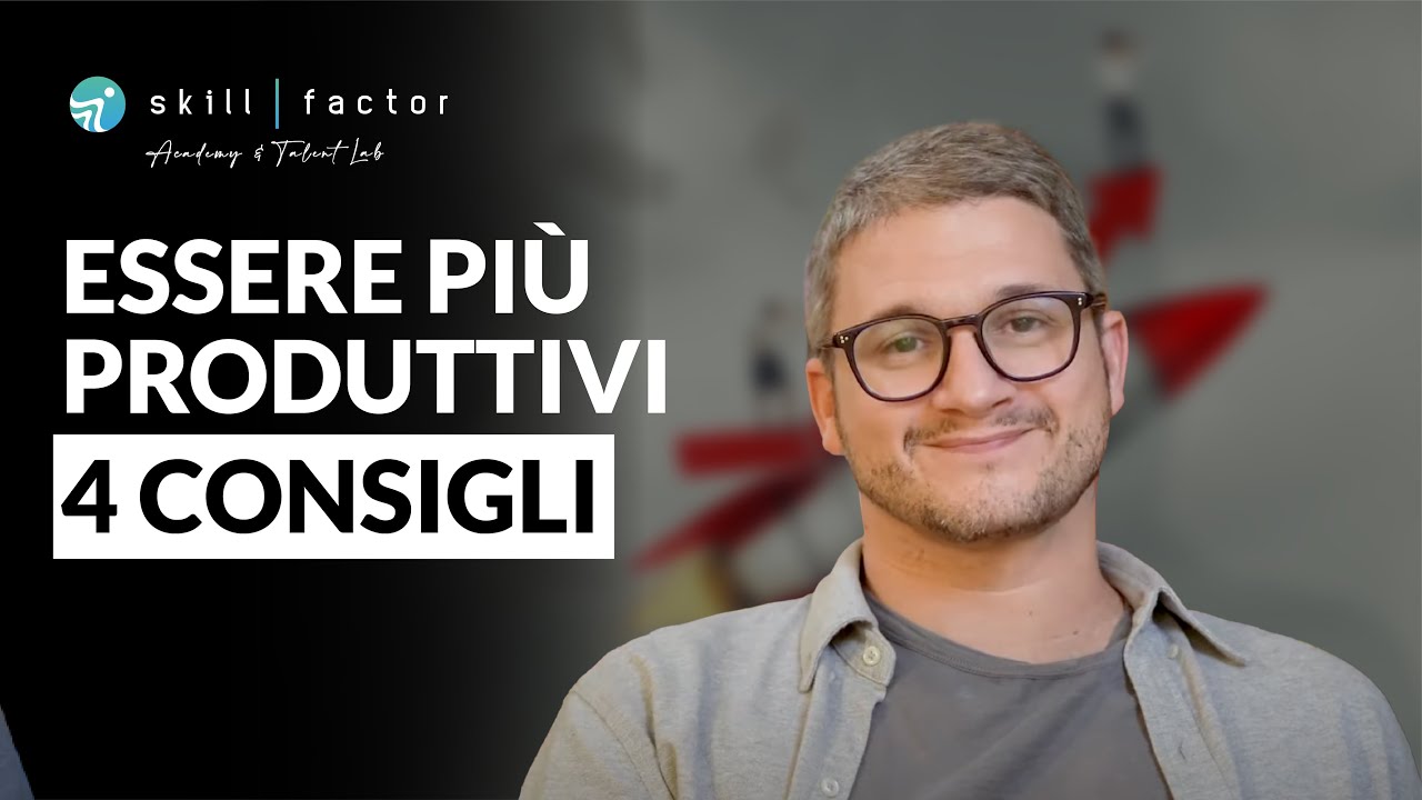Diventare campioni di produttivit&agrave;: 4 consigli per essere pi&ugrave; produttivi