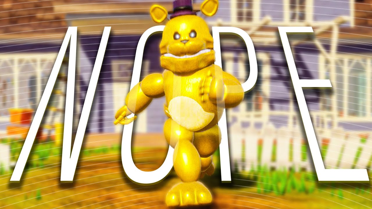 Fredbear z Hello Neighbor powinien zostać usunięty.