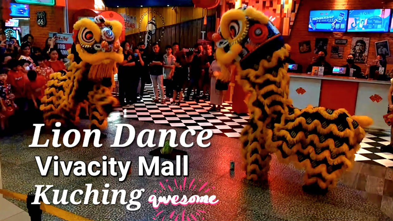 Kuching Lion Dance🤩Vivacity Mall Rock & Roll Karaoke✌️Love it!!👍
