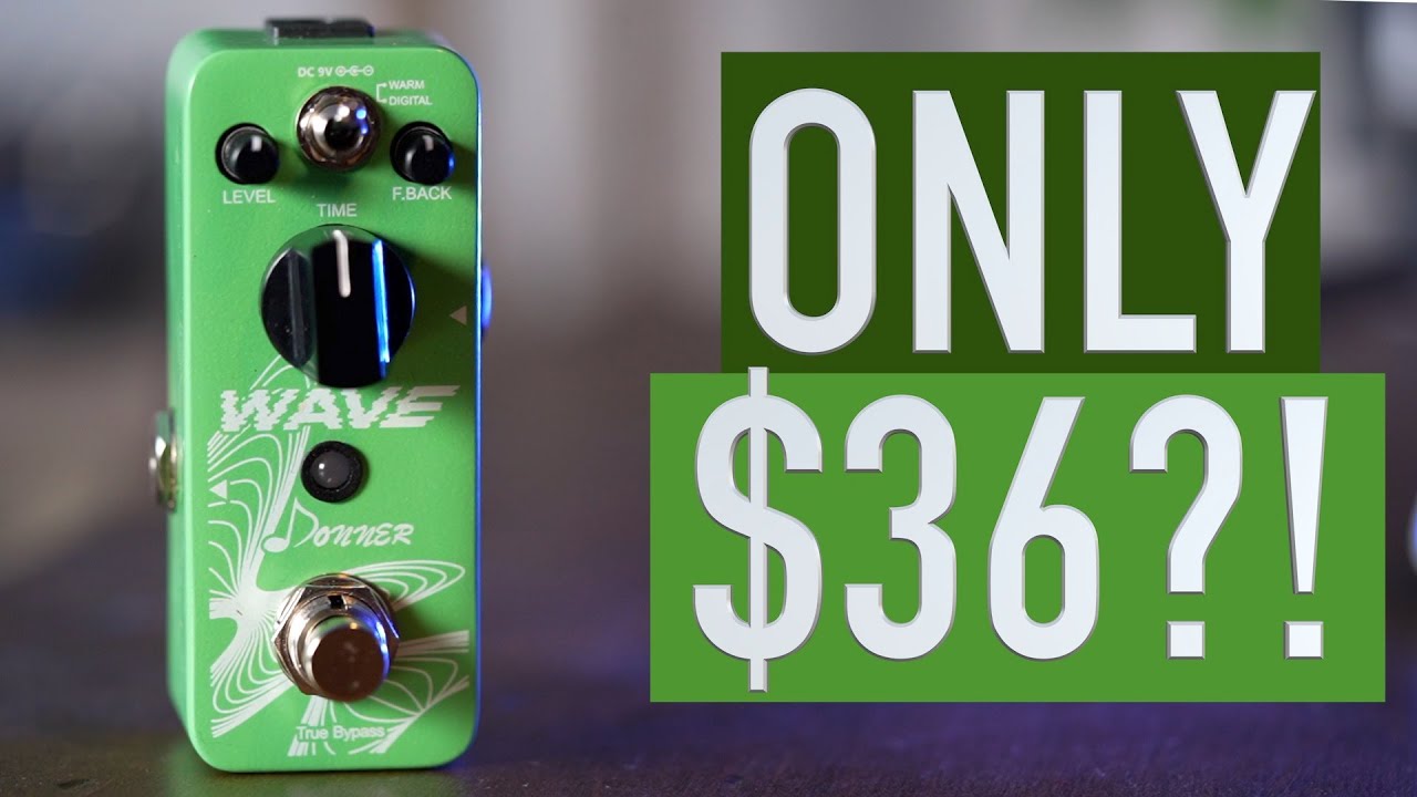 Donner Wave Delay Pedal Demo