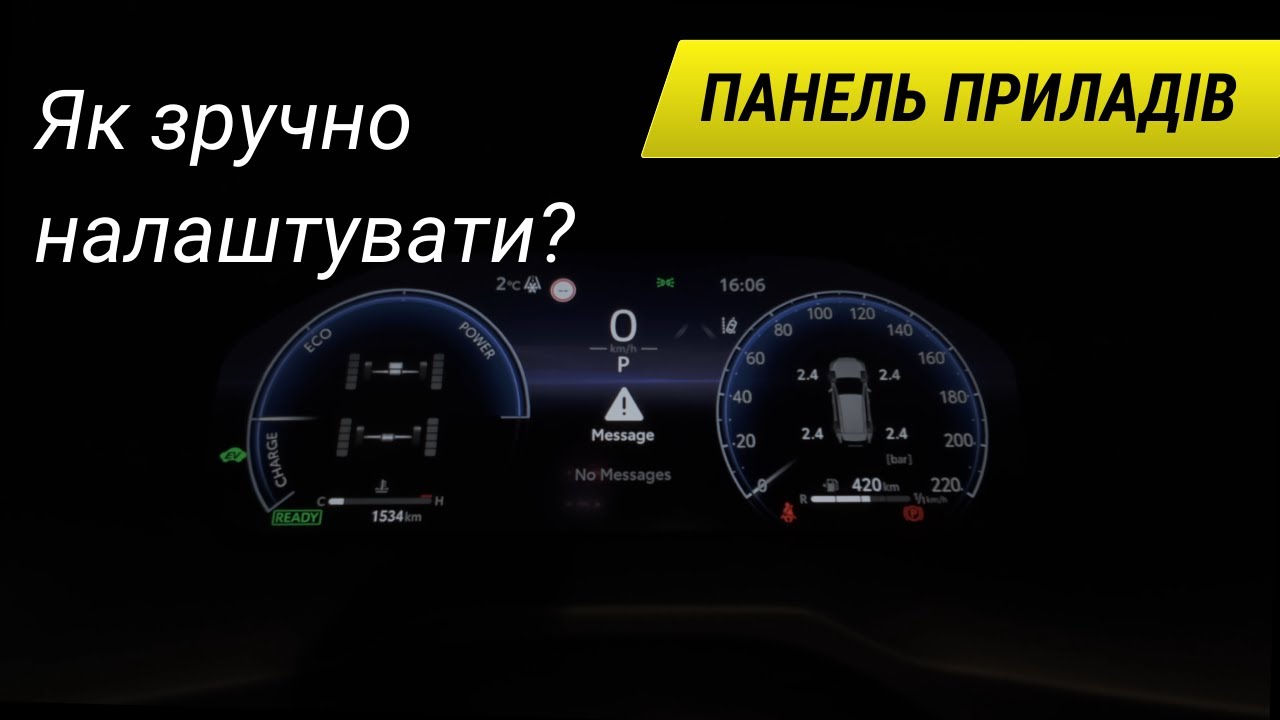 Панель приладів RAV4: налаштування, екрани та зручні параметри