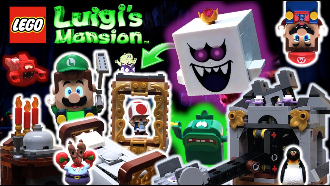 LEGO LUIGI´S MANSION - Set del JUEGO EMBRUJADO vs REY BOO | Reseña (2022) LEGO MARIO - TOY SHOTS