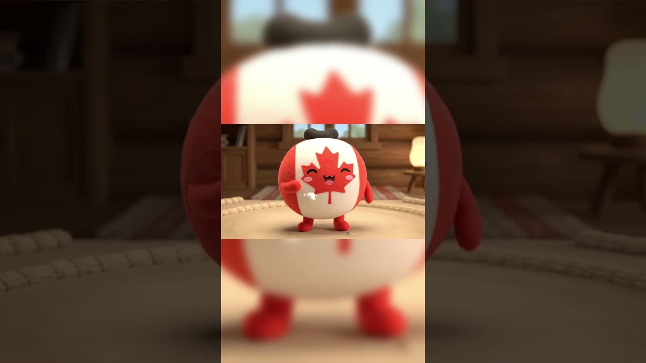 Kawaii Countryballs Sumo Practice vs Stuffed Toy Opponent (ASMR) 