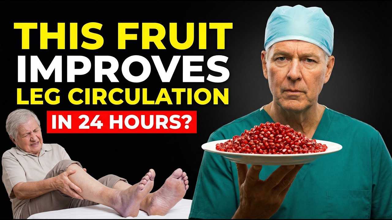 Top 3 Fruits That Improve Leg Circulation in 24 Hours (Science backed) | Senior Health Tips