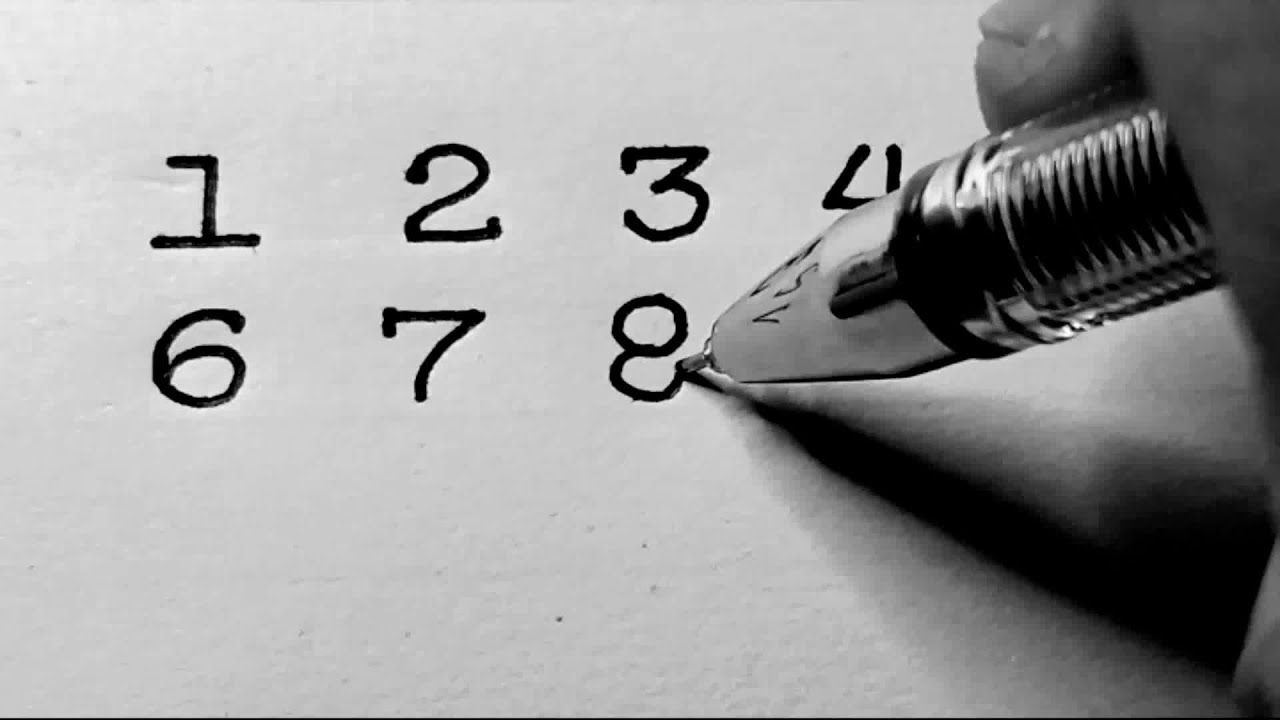 How To Write Numbers Neatly || Handwriting || Requested from TikTok