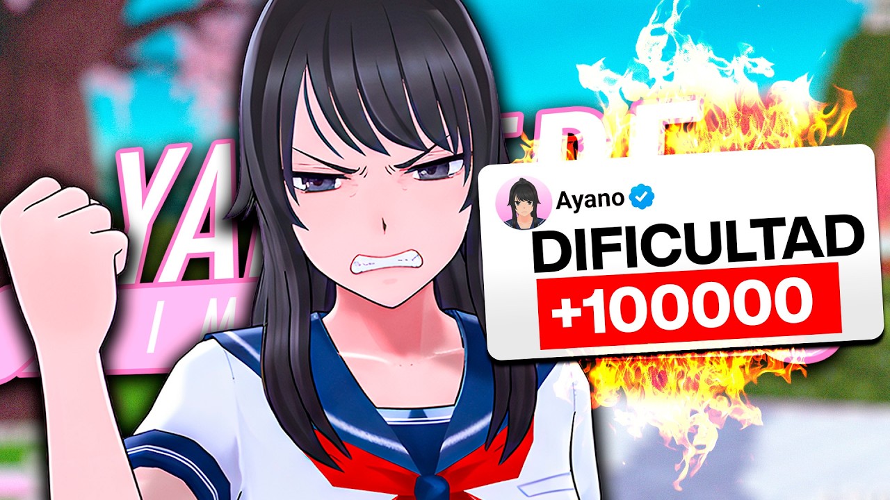 ASI se SIENTE YANDERE SIMULATOR con +10000 de DIFICULTAD!!! - Yandere Simulator