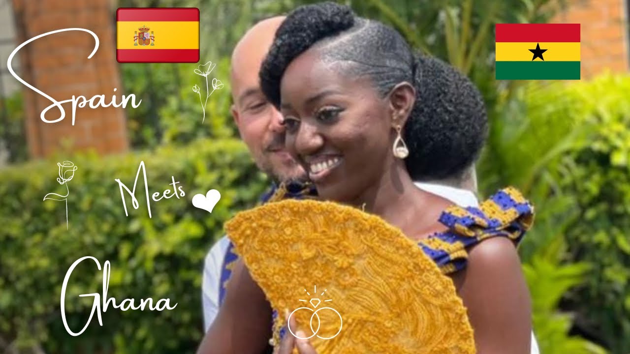 THE MOST BEAUTIFUL INTERRACIAL MARRIAGE CEREMONY| GHANA 🇬🇭 meets SPAIN 🇪🇸 in a beautiful union💍