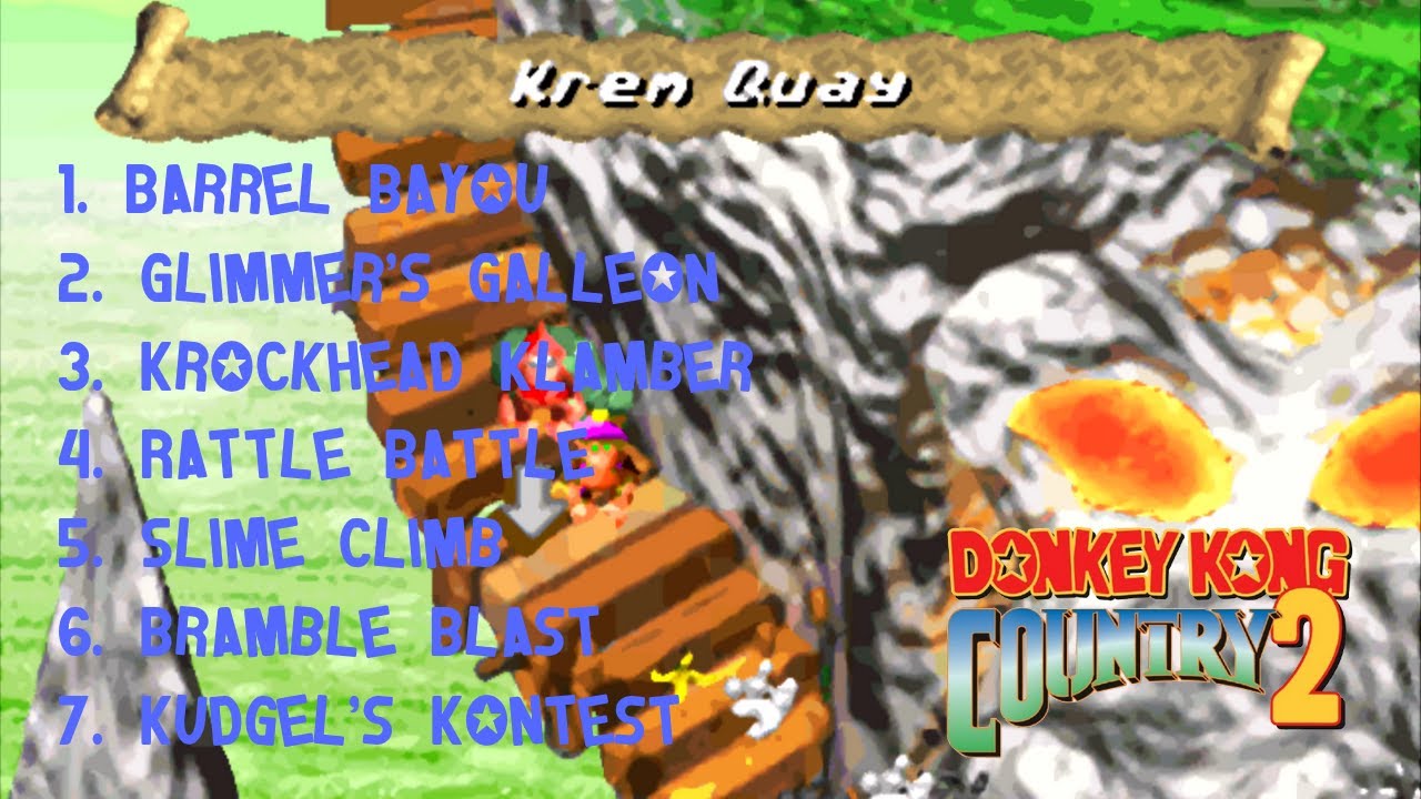 Donkey Kong Country 2 (GBA) (102%) (3|9) / World 3: Krem Quay [3:2/4K@60]
