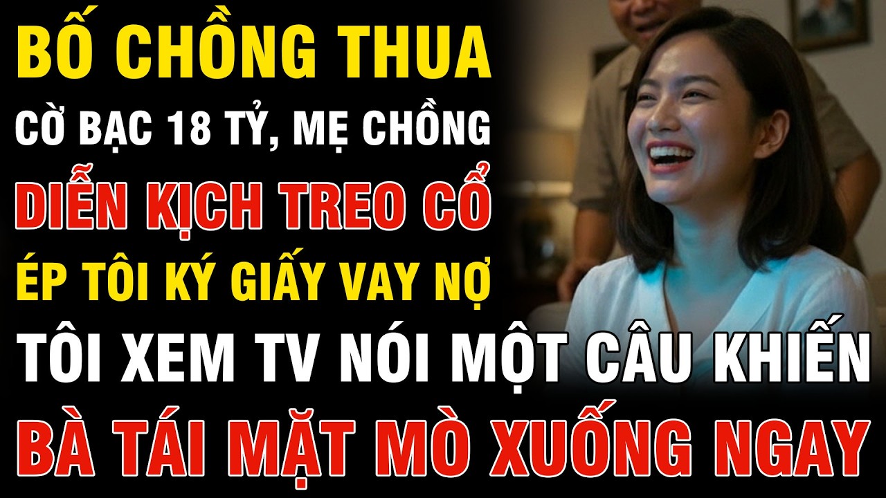 Bố Chồng Thua C.ờ B.ạ.c 18 Tỷ, Mẹ Chồng Diễn Kịch T.r.e.o C.ổ Ép Tôi Ký Giấy Vay Nợ… Tôi Vẫn Ngồi.