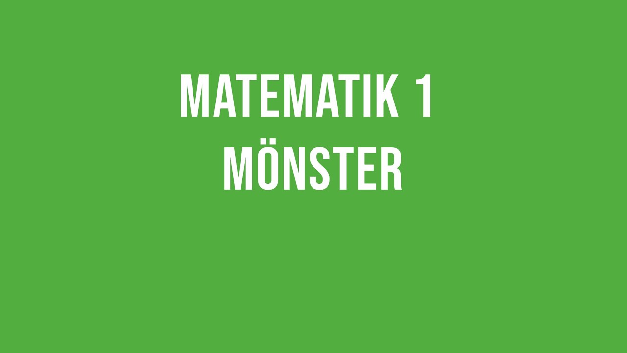 Matematik 1 - Generellt sätt att finna mönster!!!