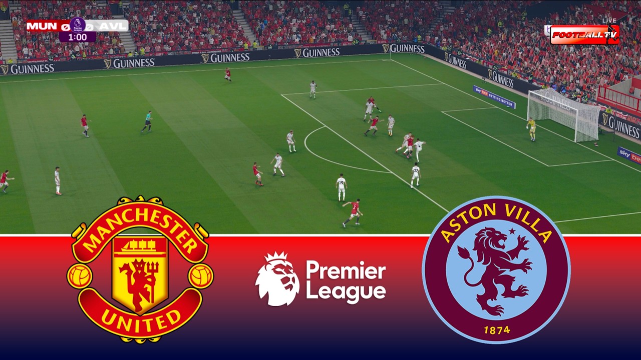 MAN UNITED vs ASTON VILLA - Premier League 2026 | Full Match All Goals | Pes 21 Gameplay
