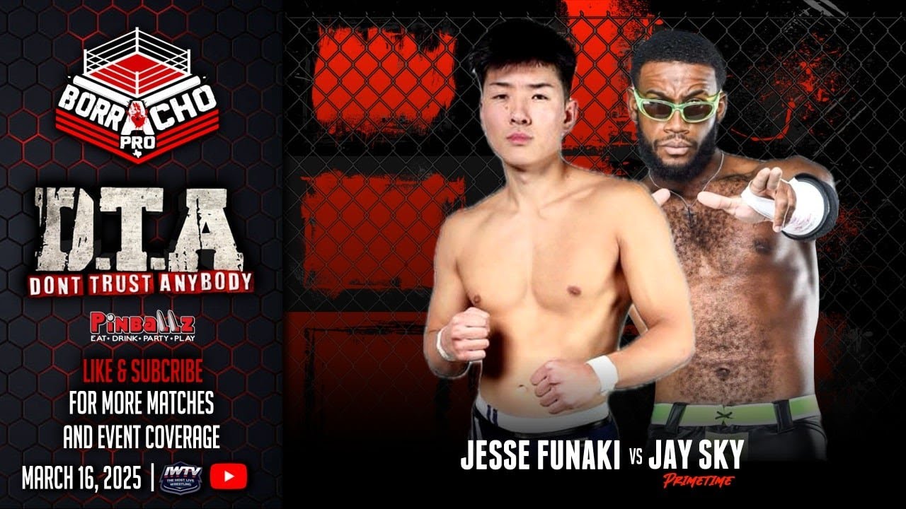 Jay Sky vs Jesse Funaki (Full Match) - Borracho Pro: Don't Trust Anybody!