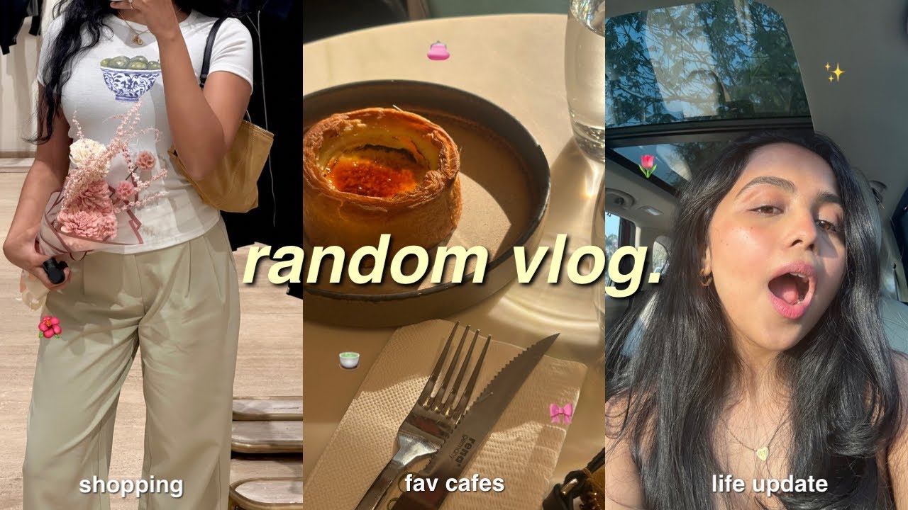 days in life VLOG🧃fav cafes, visiting malls, makeover update & more!!