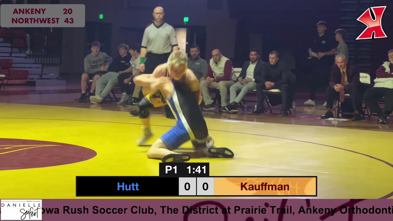 Waukee NW @ Ankeny boys Wrestling