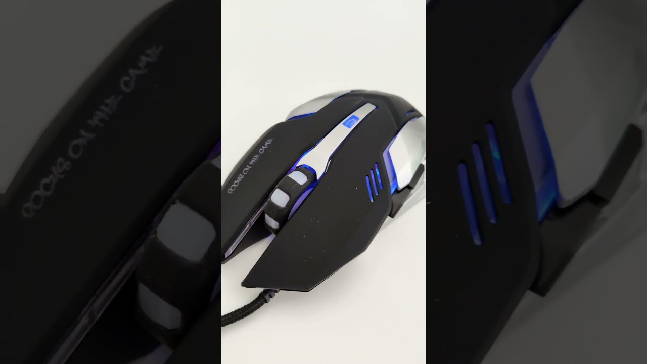Mouse Gamer Optico Wesdar X10 Metalico USB 2400 Dpi Led