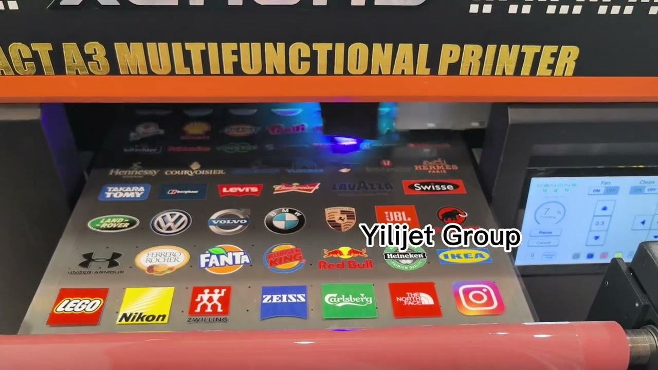 Xenons A3 UV Printer Plus UV DTF Kit For Printing Crystal Sticker