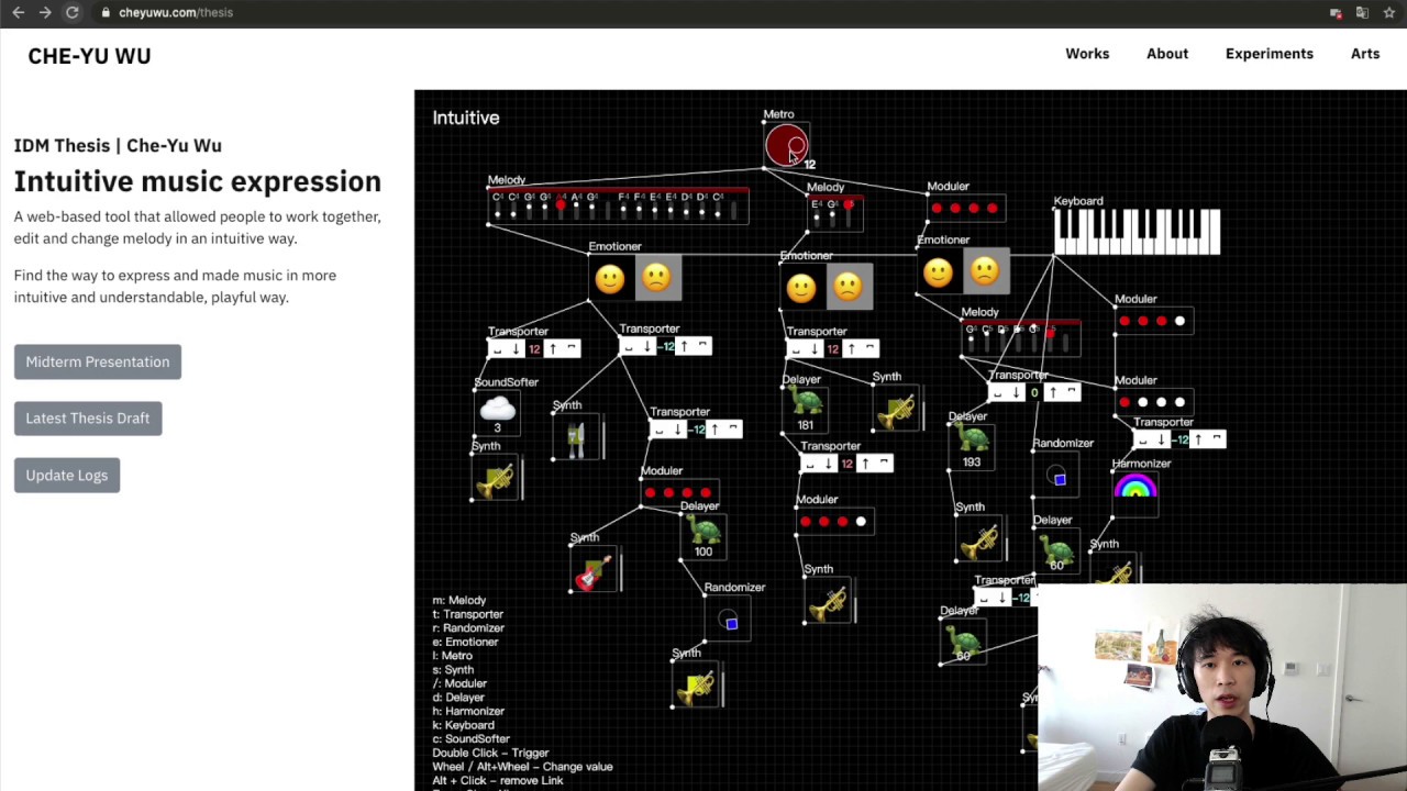 Intuitive Music Expression Tool | Che-Yu | IDM@NYU Showcase 2020