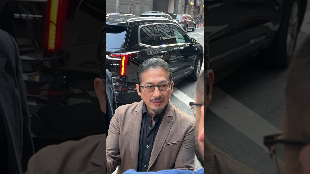 Hiroyuki Sanada is a stylish man while signing autographs! #hiroyukisanada #shogun #emmys