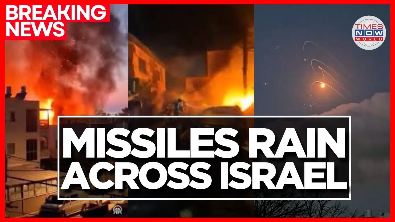 IRAN STRIKES ISRAEL CITIES: Explosions, Smoke And Panic Across Tel Aviv, Nahariya, East Jerusalem